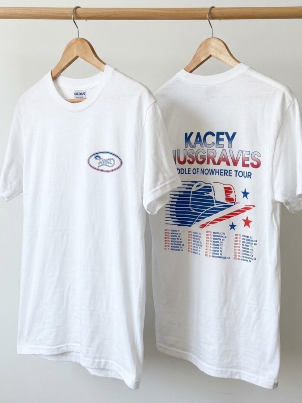 Kacey Musgraves Middle Of Nowhere Tour 2026 Cowboy Hat T-Shirt Reprint